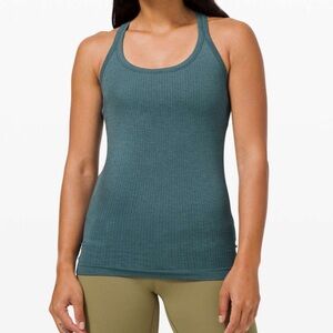 lululemon Ebb to Street Tank *Light Support B/C Cup Desert Teal